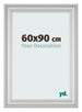 Marco de Fotos 60x90cm Plateado Mate MDF Lazio Delantera Tamano | Yourdecoration.es