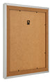 Marco de Fotos 70x70cm Plateado Mate MDF Lazio Trasera Oblicuo | Yourdecoration.es