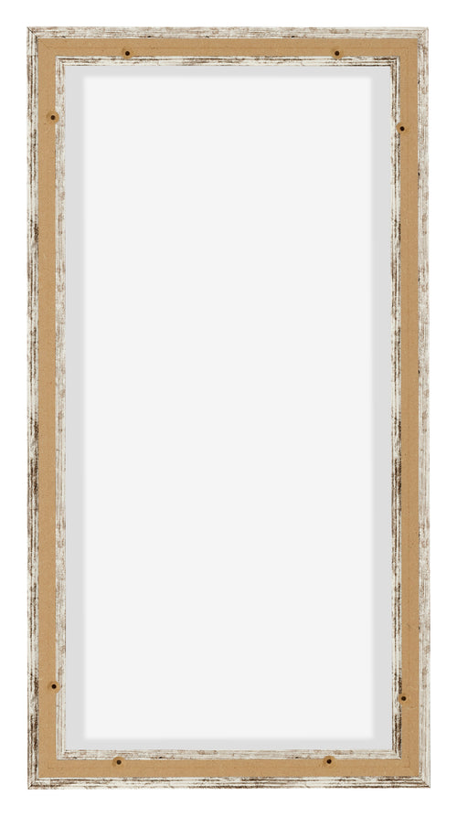 Lyon MDF Marco Flotante 1 2 Blanco Vintage Trasera | Yourdecoration.es