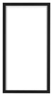 Virginia Aluminio Marco De Fotos 40x70cm Negro Parte Delantera | Yourdecoration.es