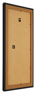 Marco de Fotos 45x80cm Negro Grano De Madera MDF Lazio Trasera Oblicuo | Yourdecoration.es