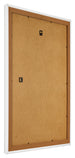 Marco de Fotos 67x98cm Blanco Barrido MDF Lazio Trasera Oblicuo | Yourdecoration.es
