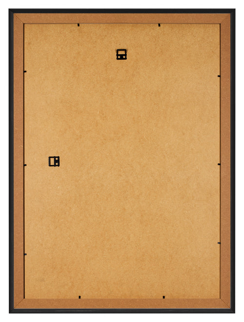 Marco de Fotos 70x100cm Negro Grano De Madera MDF Lazio Trasera | Yourdecoration.es