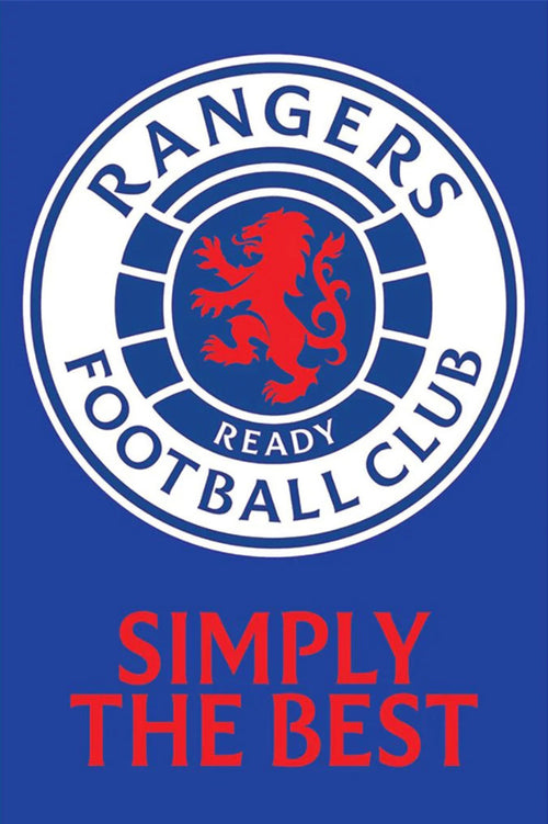 pyramid pp34963 rangers f c simply the best Póster 61x91 5cm | Yourdecoration.es