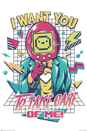 Pyramid Ilustrata Samagotchi Póster 61x91,5cm | Yourdecoration.es