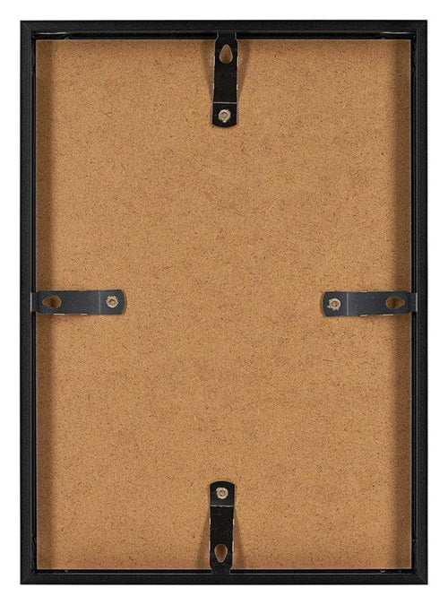 Aurora Aluminio Marco de Fotos 21x29 7cm Negro Parte trasera | Yourdecoration.es