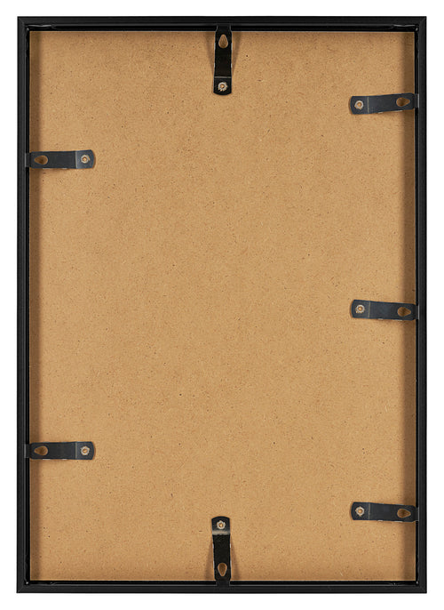 Aurora Aluminio Marco de Fotos 29 7x42cm Juego de 2 Negro Parte trasera | Yourdecoration.es