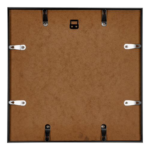 Austin Aluminio Marco de Fotos 20x20cm Negro muy brillante Parte trasera | Yourdecoration.es