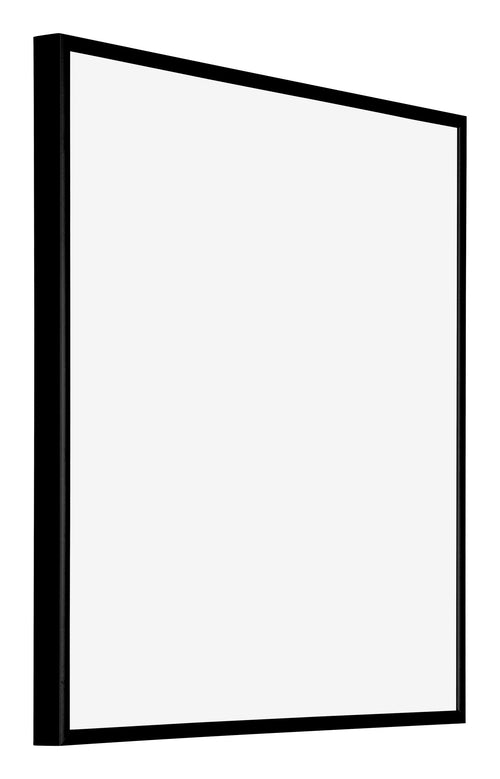 Austin Aluminio Marco de Fotos 25x25cm Negro muy brillante Parte delantera Oblicuo | Yourdecoration.es