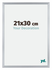 Catania MDF Marco de Fotos 21x30cm Plateado Tamano | Yourdecoration.es