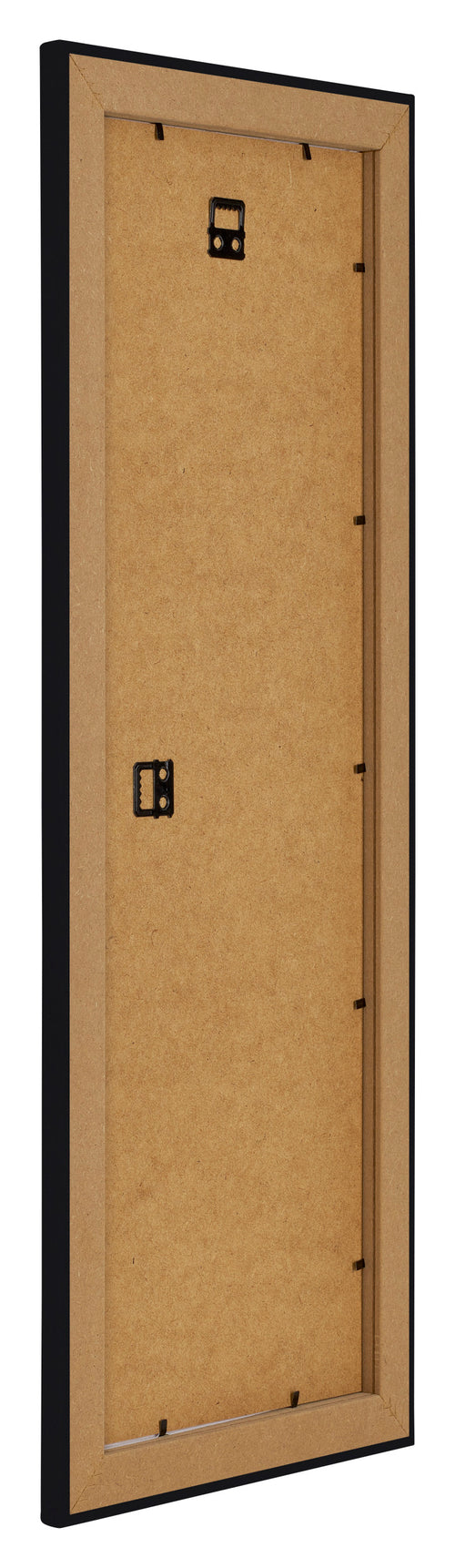 Como MDF Marco de Fotos 25x75cm Negro Muy Brillante Trasera Oblicuo | Yourdecoration.es