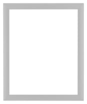 Como MDF Marco de Fotos 36x49cm Blanco Mate Delantera | Yourdecoration.es