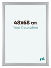 Como MDF Marco de Fotos 48x68cm Plateado Mate Delantera Tamano | Yourdecoration.es