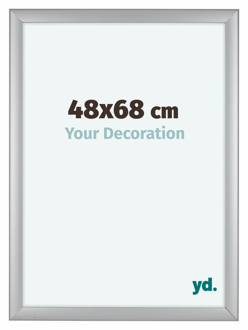 Como MDF Marco de Fotos 48x68cm Plateado Mate Delantera Tamano | Yourdecoration.es
