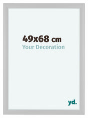 Como MDF Marco de Fotos 49x68cm Blanco Mate Delantera Tamano | Yourdecoration.es
