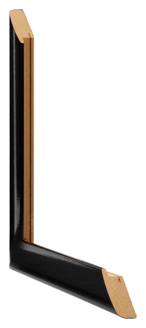 Como MDF Marco de Fotos 67x98cm Negro Brillante Diametro | Yourdecoration.es