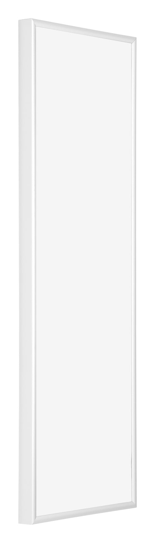 Kent Aluminio Marco de Fotos 25x75cm Blanco Brillante Delantera Oblicuo | Yourdecoration.es