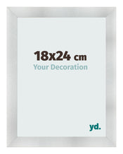 Marco de Fotos 18x24cm Aluminio Cepillado MDF Pisa Delantera Tamano | Yourdecoration.es