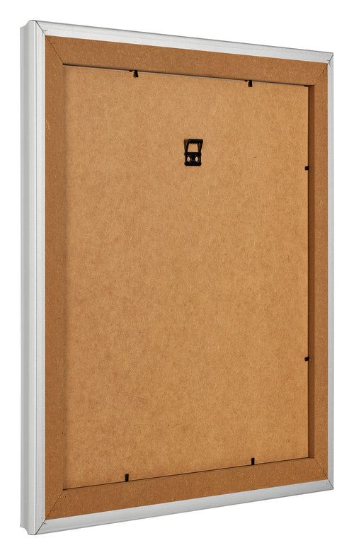 Marco de Fotos 20x20cm Blanco Barrido MDF Lazio Trasera Oblicuo | Yourdecoration.es