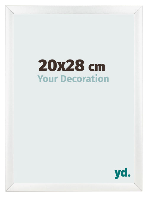 Marco de Fotos 20x28cm Blanco Vintage MDF Pisa Delantera Tamano | Yourdecoration.es