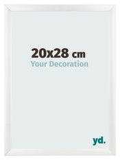 Marco de Fotos 20x28cm Blanco Vintage MDF Pisa Delantera Tamano | Yourdecoration.es