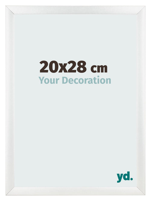 Marco de Fotos 20x28cm Blanco Vintage MDF Pisa Delantera Tamano | Yourdecoration.es