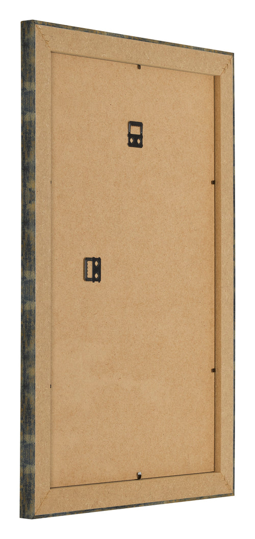 Marco de Fotos 20x30cm Azul Y Dorado Fusionado MDF Pisa Trasera Oblicuo | Yourdecoration.es