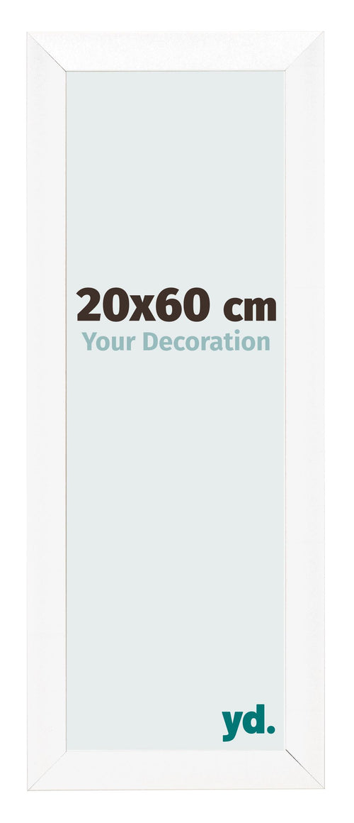 Marco de Fotos 20x60cm Blanco Vintage MDF Pisa Delantera Tamano | Yourdecoration.es