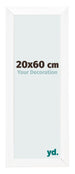 Marco de Fotos 20x60cm Blanco Vintage MDF Pisa Delantera Tamano | Yourdecoration.es