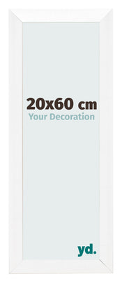 Marco de Fotos 20x60cm Blanco Vintage MDF Pisa Delantera Tamano | Yourdecoration.es