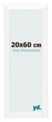 Marco de Fotos 20x60cm Blanco Vintage MDF Pisa Delantera Tamano | Yourdecoration.es