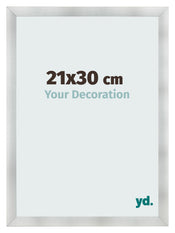 Marco de Fotos 21x30cm Aluminio Cepillado MDF Pisa Delantera Tamano | Yourdecoration.es