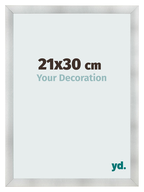 Marco de Fotos 21x30cm Aluminio Cepillado MDF Pisa Delantera Tamano | Yourdecoration.es