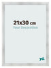 Marco de Fotos 21x30cm Aluminio Cepillado MDF Pisa Delantera Tamano | Yourdecoration.es