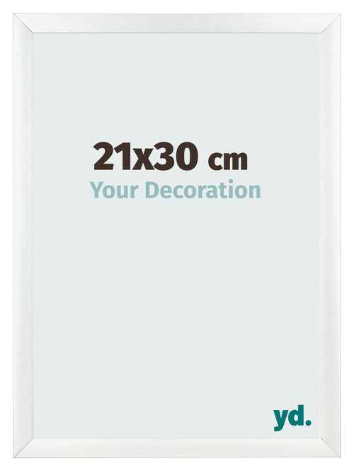 Marco de Fotos 21x30cm Blanco Vintage MDF Pisa Delantera Tamano | Yourdecoration.es