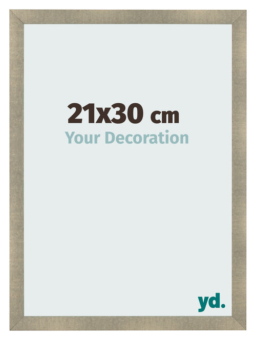 Marco de Fotos 21x30cm Dorado Vintage MDF Pisa Delantera Tamano | Yourdecoration.es
