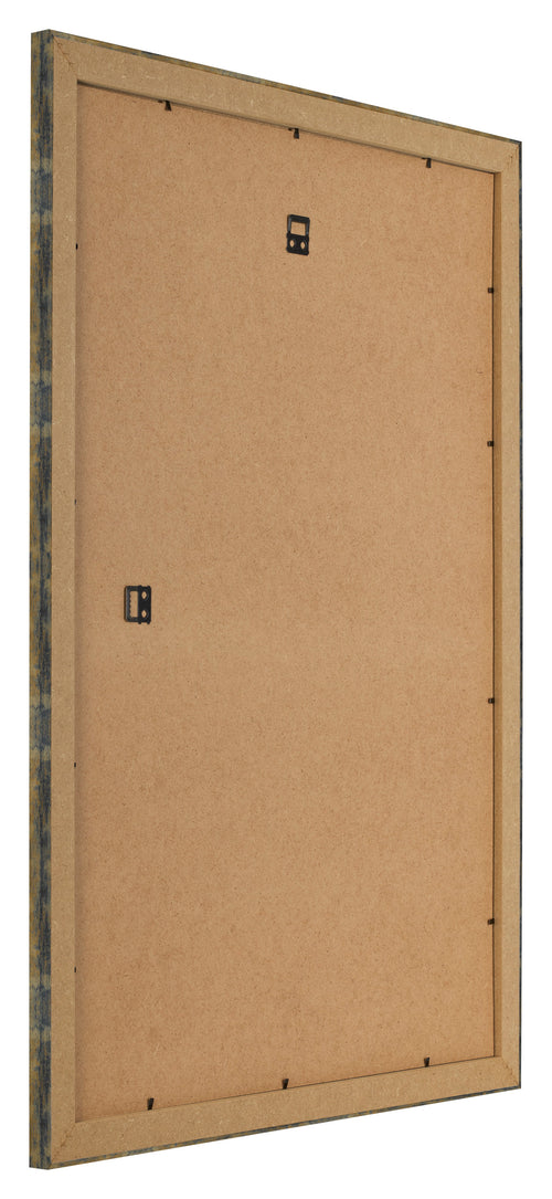 Marco de Fotos 25x35cm Azul Y Dorado Fusionado MDF Pisa Trasera Oblicuo | Yourdecoration.es