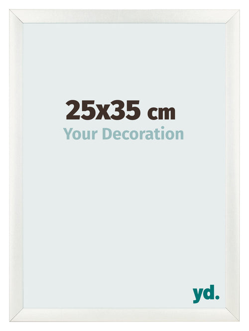 Marco de Fotos 25x35cm Blanco Vintage MDF Pisa Delantera Tamano | Yourdecoration.es