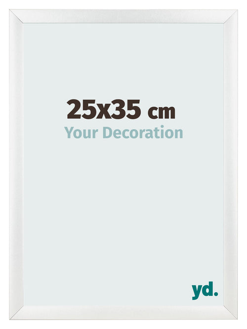 Marco de Fotos 25x35cm Blanco Vintage MDF Pisa Delantera Tamano | Yourdecoration.es