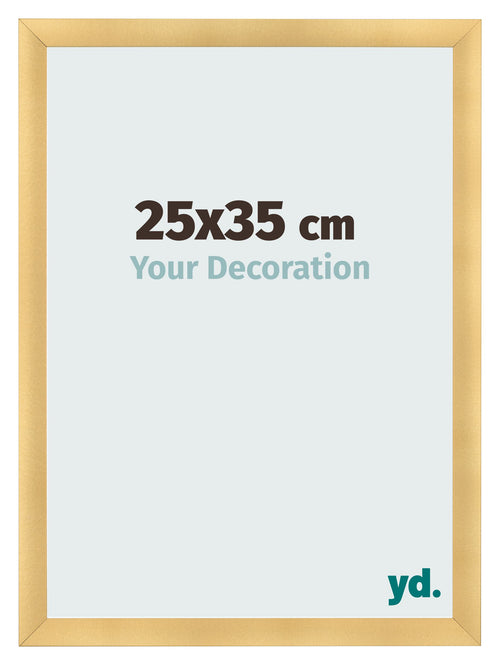 Marco de Fotos 25x35cm Dorado Vintage MDF Pisa Delantera Tamano | Yourdecoration.es