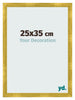 Marco de Fotos 25x35cm Dorado Vintage MDF Pisa Delantera Tamano | Yourdecoration.es