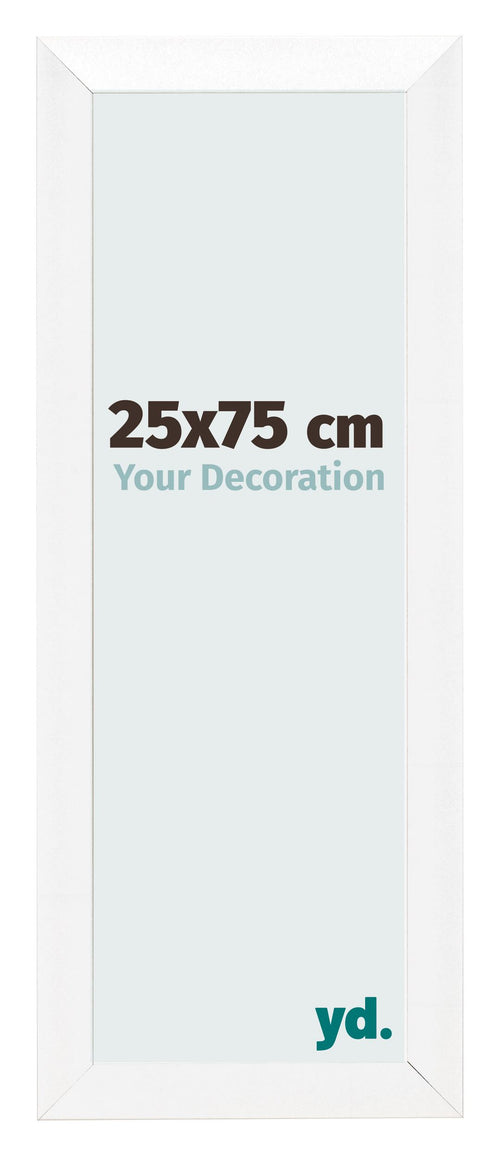 Marco de Fotos 25x75cm Blanco Vintage MDF Pisa Delantera Tamano | Yourdecoration.es