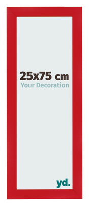 Marco de Fotos 25x75cm Rojo MDF Pisa Delantera Tamano | Yourdecoration.es