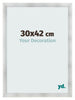 Marco de Fotos 30x42cm Aluminio Cepillado MDF Pisa Delantera Tamano | Yourdecoration.es