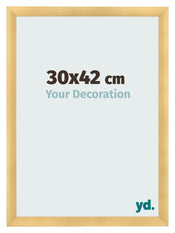 Marco de Fotos 30x42cm Dorado Vintage MDF Pisa Delantera Tamano | Yourdecoration.es