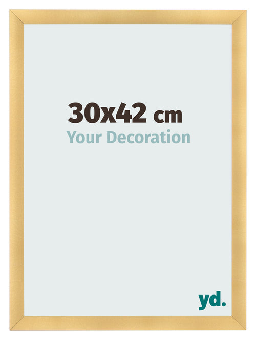 Marco de Fotos 30x42cm Dorado Vintage MDF Pisa Delantera Tamano | Yourdecoration.es