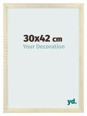 Marco de Fotos 30x42cm Roble Sonoma MDF Pisa Delantera Tamano | Yourdecoration.es