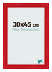 Marco de Fotos 30x45cm Rojo MDF Pisa Delantera Tamano | Yourdecoration.es