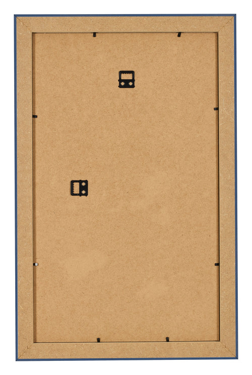 Marco de Fotos 30x50cm Azul Oscuro Barrido MDF Pisa Trasera | Yourdecoration.es