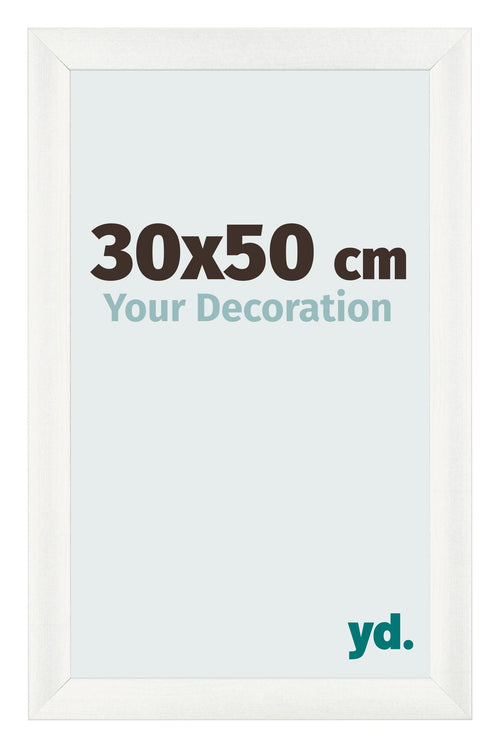Marco de Fotos 30x50cm Blanco Vintage MDF Pisa Delantera Tamano | Yourdecoration.es